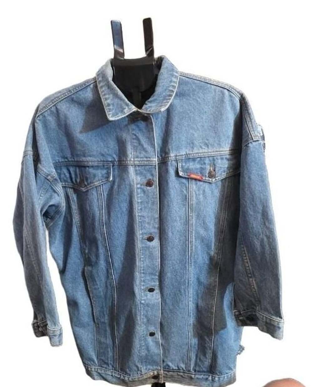 Jordache Vintage Denim Jacket Blue Size Large